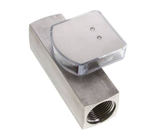 G1'' stainless variable area flow meter oil 1-4 l/min 300 bar