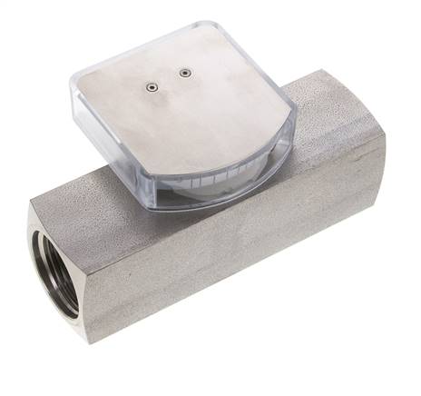 G1'' stainless variable area flow meter oil 2-8 l/min 300 bar