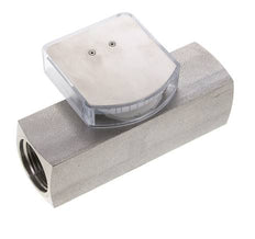 G1'' stainless variable area flow meter oil 2-8 l/min 300 bar