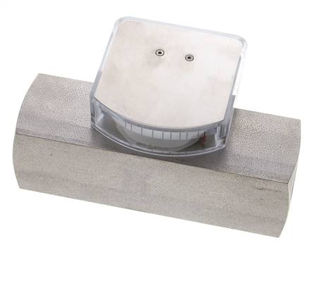 G1'' stainless variable area flow meter oil 2-8 l/min 300 bar
