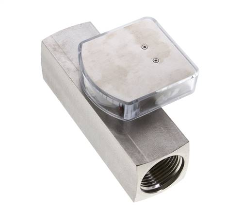 G1'' stainless variable area flow meter oil 3-10 l/min 300 bar