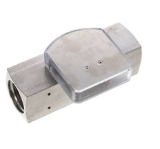 G1'' stainless variable area flow meter oil 3-10 l/min 300 bar