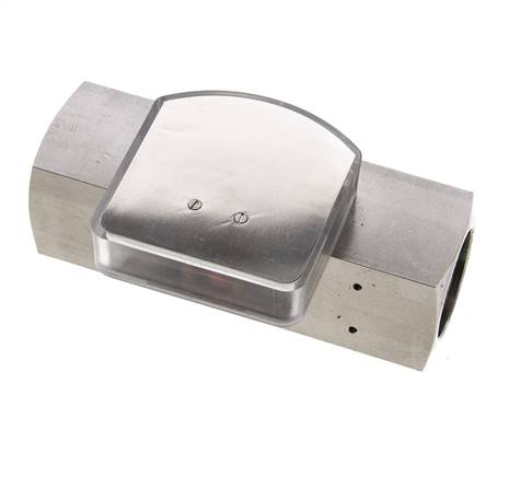 G1'' stainless variable area flow meter oil 8-24 l/min 300 bar