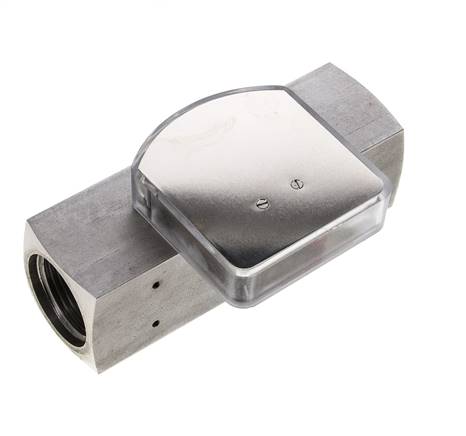 G1'' stainless variable area flow meter oil 10-30 l/min 300 bar