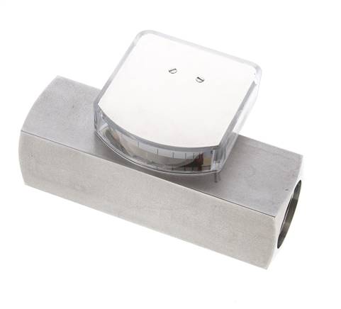 G1'' stainless variable area flow meter oil 15-45 l/min 300 bar