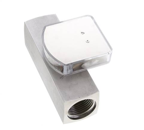G1'' stainless variable area flow meter oil 15-45 l/min 300 bar