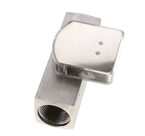 G1'' stainless variable area flow meter oil 35-110 l/min 300 bar