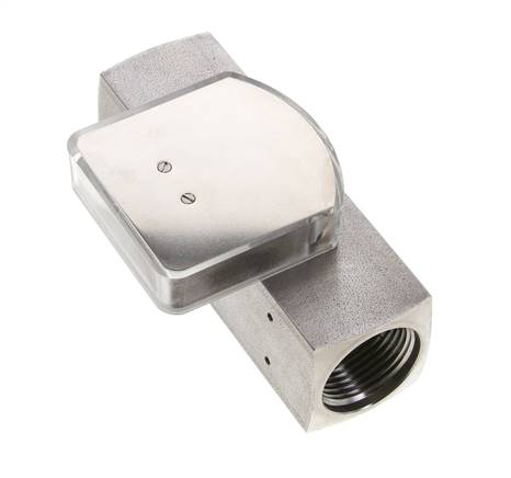 G1'' stainless variable area flow meter oil 35-110 l/min 300 bar