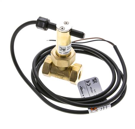 G1/4'' brass inline paddle flow switch 2.3-4.7 l/min 100 bar
