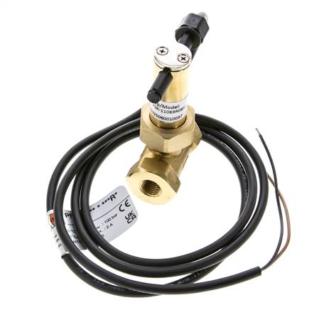 G1/4'' brass inline paddle flow switch 2.3-4.7 l/min 100 bar