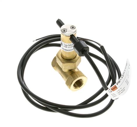 G3/8'' brass inline paddle flow switch 2.8-6 l/min 100 bar