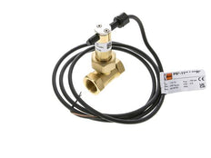 G1/2'' brass inline paddle flow switch 2.7-6.4 l/min 100 bar
