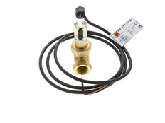 G1/2'' brass inline paddle flow switch 2.7-6.4 l/min 100 bar