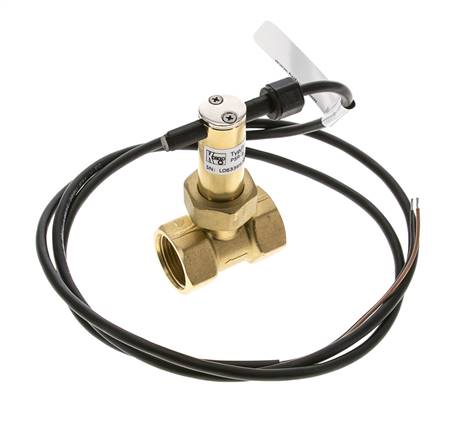G3/4'' brass inline paddle flow switch 7.7-13.4 l/min 100 bar