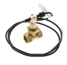 G3/4'' brass inline paddle flow switch 7.7-13.4 l/min 100 bar