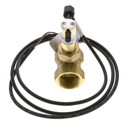 G1'' brass inline paddle flow switch 7.4-18.2 l/min 100 bar