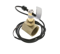 G1 1/4'' brass inline paddle flow switch 22-38.6 l/min 25 bar