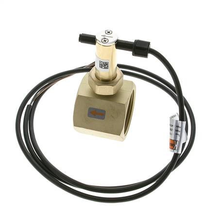 G1 1/2'' brass inline paddle flow switch 34.8-64.2 l/min 25 bar