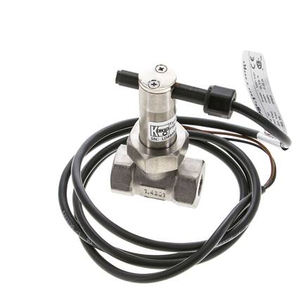 G1/4'' stainless inline paddle flow switch 2.3-4.7 l/min 250 bar
