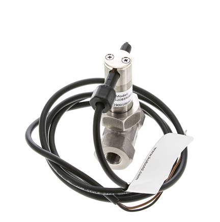 G1/4'' stainless inline paddle flow switch 2.3-4.7 l/min 250 bar