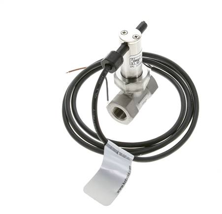G3/8'' stainless inline paddle flow switch 2.8-6 l/min 250 bar