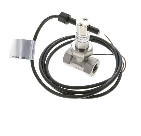 G3/8'' stainless inline paddle flow switch 2.8-6 l/min 250 bar