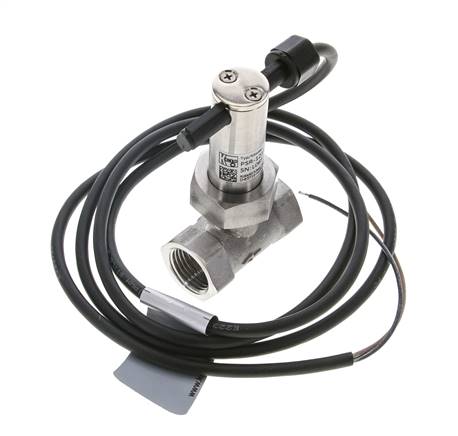 G1/2'' stainless inline paddle flow switch 2.5-6.4 l/min 250 bar