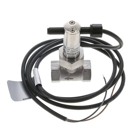 G1/2'' stainless inline paddle flow switch 2.5-6.4 l/min 250 bar