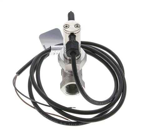 G1/2'' stainless inline paddle flow switch 2.5-6.4 l/min 250 bar