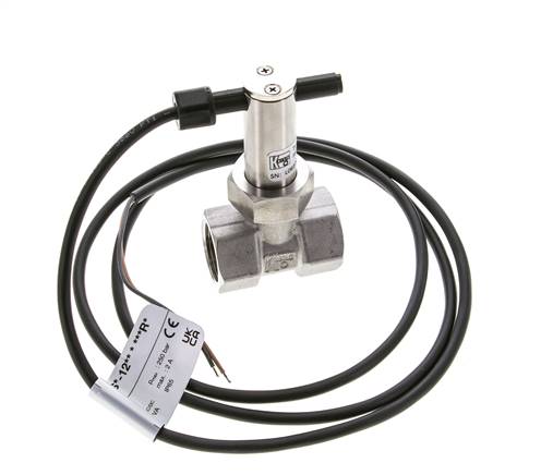 G3/4'' stainless inline paddle flow switch 7.7-13.4 l/min 250 bar