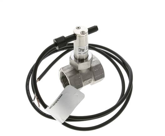 G1'' stainless inline paddle flow switch 7.4-18.2 l/min 250 bar