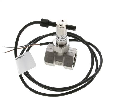 G1'' stainless inline paddle flow switch 7.4-18.2 l/min 250 bar