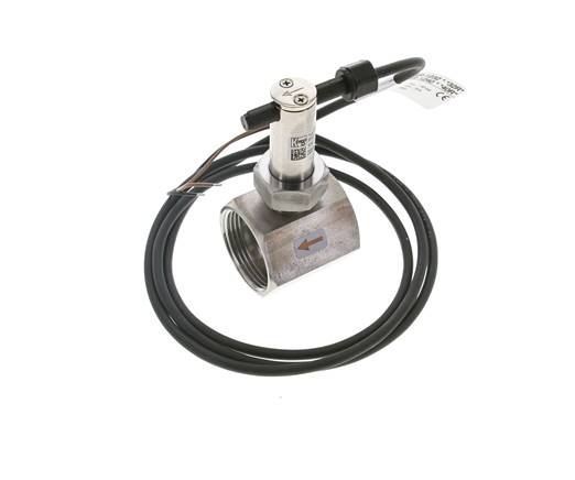 G1 1/4'' stainless inline paddle flow switch 22-38.6 l/min 40 bar