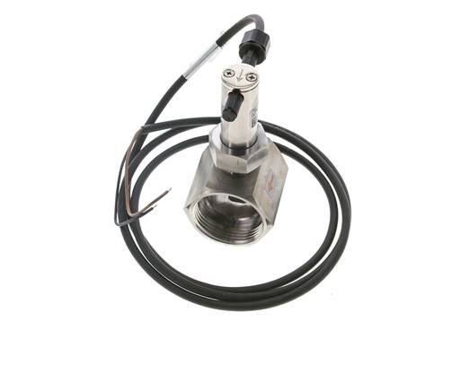 G1 1/4'' stainless inline paddle flow switch 22-38.6 l/min 40 bar