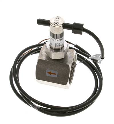 G1 1/2'' stainless inline paddle flow switch 34.8-64.2 l/min 40 bar