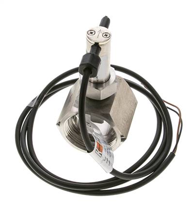 G1 1/2'' stainless inline paddle flow switch 34.8-64.2 l/min 40 bar