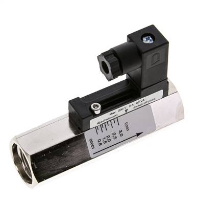 G1/2'' brass variable area flow switch oil 0.8-3 l/min 300 bar
