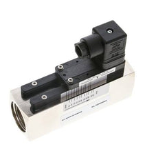 G1'' brass variable area flow switch oil 8-24 l/min 250 bar