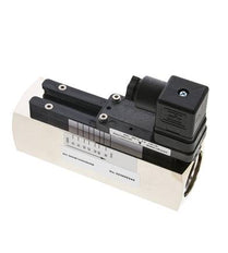 G1'' brass variable area flow switch oil 10-30 l/min 250 bar