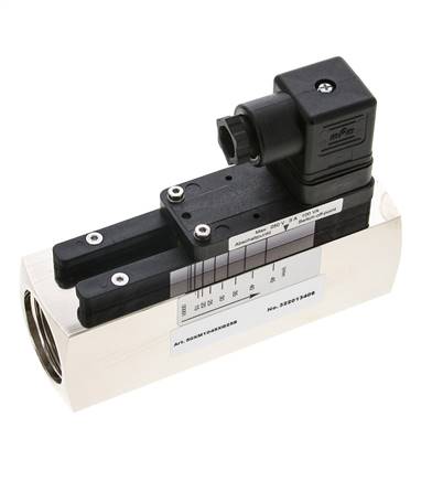 G1'' brass variable area flow switch oil 15-45 l/min 250 bar