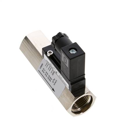 G1/2'' brass variable area flow switch water 0.8-3.2 l/min 300 bar