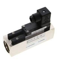 G1'' brass variable area flow switch water 10-30 l/min 250 bar