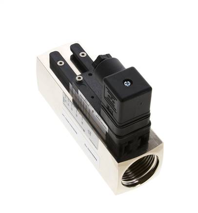 G1'' brass variable area flow switch water 10-30 l/min 250 bar