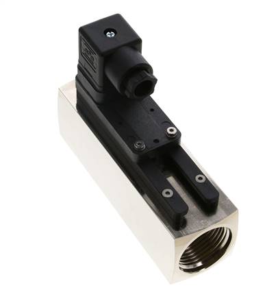 G1'' brass variable area flow switch water 10-30 l/min 250 bar
