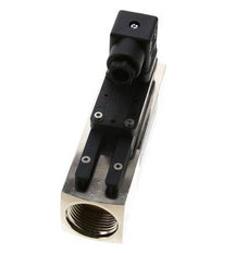 G1'' brass variable area flow switch water 10-30 l/min 250 bar