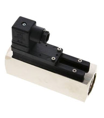G1'' brass variable area flow switch water 15-45 l/min 250 bar