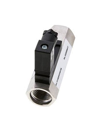 G1/2'' stainless variable area flow switch oil 0.8-3 l/min 350 bar