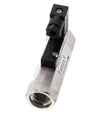 G1/2'' stainless variable area flow switch oil 0.8-3 l/min 350 bar