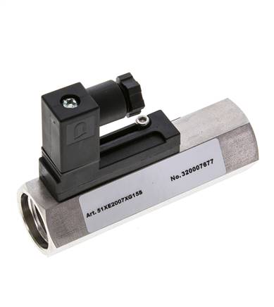 G1/2'' stainless variable area flow switch oil 2-7 l/min 350 bar