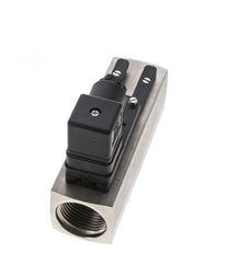 G1'' stainless variable area flow switch oil 3-10 l/min 300 bar